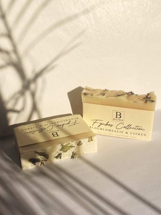 Fynbos collection: Bloublomsalie & Citrus soap